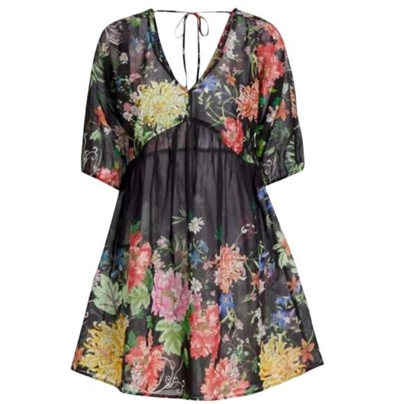 Johnny Was Women's Metalli Notte A-Line Dress Medium - Picture 10 of 14